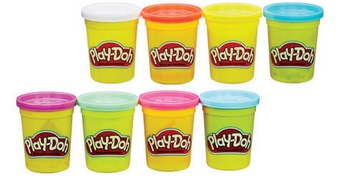 Play-Doh Ciastolina tuba 4-pak mix kolorów (B5517) 